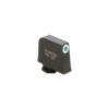 Ameriglo tritium front handgun sight for glock green with white front