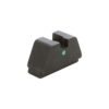 Ameriglo green tritium single dot rear sight. 451in h. 165in sq notch glock