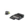 Ameriglo trooper tritium handgun sight set for s&w m&p (excludes. 22/. 380/shield/ez/pro) green rear green with lumigreen front
