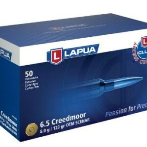 Lapua 6.5 Creedmoor 123 gr Scenar OTM Ammunition 50 rounds - FAST SHIPPING-NO CREDIT CARD FEES