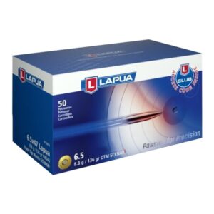 Lapua Rifle Ammunition 6.5 Creedmoor 136gr Scenar OTM 2740 fps 50/ct - FAST SHIPPING-NO CREDIT CARD FEES
