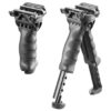 Mako group tactical pivoting qr vertical foregrips with integrated adjustable bipod