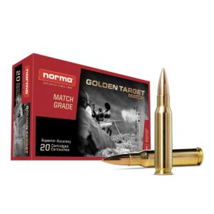 Norma Golden Target Match Rifle Ammunition .308 Win 175gr HPBT 2610 fps 20/ct - FAST SHIPPING-NO CREDIT CARD FEES