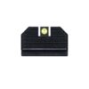 Night fision optics ready stealth night sight set yellow front black back for glock 43x mos