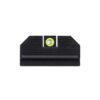 Night fision optics ready stealth night sight set yellow front blank back for ruger max 9