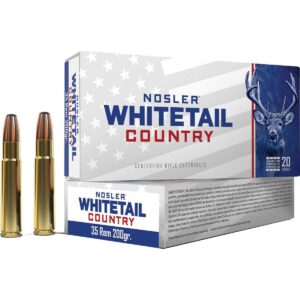 Nosler Whitetail Country Rifle Ammunition 35 Rem 200gr JSP 2075 fps 20/ct - FAST SHIPPING-NO CREDIT CARD FEES