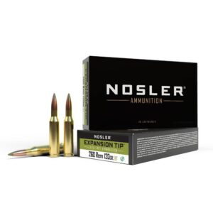 Nosler E-Tip Rifle Ammunition 260 Rem 120gr E-Tip 2750 fps 20/ct - FAST SHIPPING-NO CREDIT CARD FEES