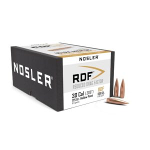 Nosler RDF Match Rifle Bullets .30 cal .308" 175 gr HPBT 500/ct - FAST SHIPPING-NO CREDIT CARD FEES