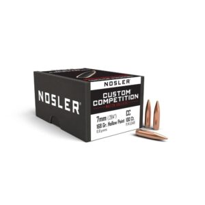 Nosler Custom Competition Rifle Bullets 7mm .284" 168 gr HPBT 100/ct - FAST SHIPPING-NO CREDIT CARD FEES