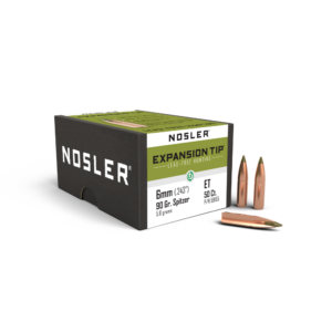Nosler E-Tip Lead-Free Hunting Rifle Bullets .243/6mm .243" 90 gr SPTZ E-TIP 50/ct - FAST SHIPPING-NO CREDIT CARD FEES
