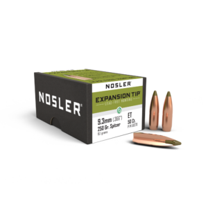 Nosler E-Tip Lead Free Rifle Bullets 9.3mm .366" 250gr SPTZ E-Tip 50/ct - FAST SHIPPING-NO CREDIT CARD FEES