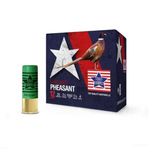 PPU Stars & Stripes Pheasant Load Shotshells 12ga 2-3/4'' 1-1/4oz 1300 fps #4 25/ct - FAST SHIPPING-NO CREDIT CARD FEES