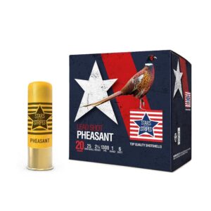 PPU Stars & Stripes Pheasant Load Shotshells 20ga 2-3/4'' 1oz 1300 fps #6 25/ct - FAST SHIPPING-NO CREDIT CARD FEES