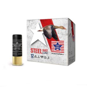 PPU Stars & Stripes Steel Shotshell 12ga 3''  1-1/8 oz 1500 fps #3 25/ct - FAST SHIPPING-NO CREDIT CARD FEES