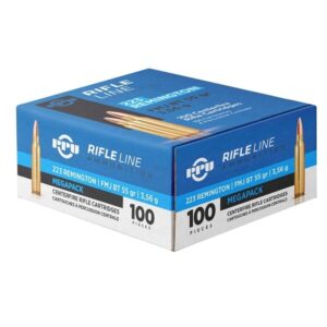 PPU Rifle Ammunition Megapack  223 Remington 55gr FMJBT 3240 fps 100/ct - FAST SHIPPING-NO CREDIT CARD FEES