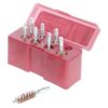 Tipton 8-piece bronze pistol brush set (22-47/48 cal)