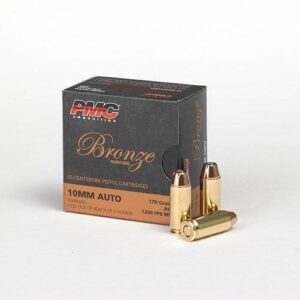 PMC Bronze Handgun Ammunition 10mm Auto 170 gr JHP 1200 fps 25/ct - FAST SHIPPING-NO CREDIT CARD FEES