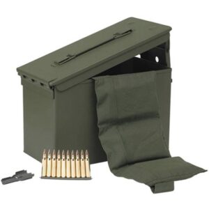 PMC Bronze Rifle Ammunition.223 Rem 55 gr FMJ 2900 fps 1680/ct (2-M2A1 Metal Boxes(840) w/ Bandoleer) - FAST SHIPPING-NO CREDIT CARD FEES