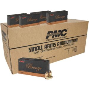 PMC Bronze.45 ACP Handgun Ammunition 230 gr FMJ 830 fps 1000/ct - FAST SHIPPING-NO CREDIT CARD FEES