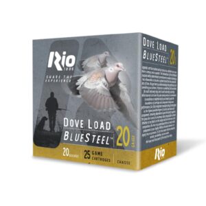 Rio Bluesteel Dove Load Shotshells 20 ga 3" 1oz #6 1350 fps 25/ct