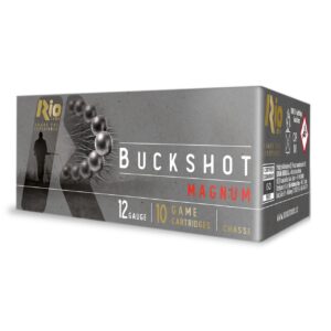 Rio Royal Buck 15P 3'' Magnum Buck Shotshells 12ga 3" 15plts 1200 fps #00 10/ct