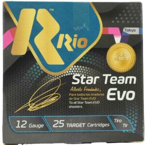 Rio Star Team EVO Shotshells 12ga 2-3/4" 1oz #8 1280 fps 25/ct - FAST SHIPPING-NO CREDIT CARD FEES