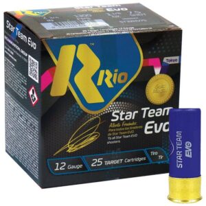 Rio Star Team Evo 28 HV Shotshells 12 ga 2-3/4" 1 oz 1315 fps #7.5 25/ct - FAST SHIPPING-NO CREDIT CARD FEES