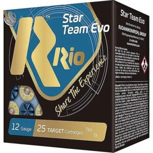 Rio Star Team EVO 28 Low Recoil Shotshells 12ga 2-3/4" 1oz 1135fps #8 25/ct - FAST SHIPPING-NO CREDIT CARD FEES