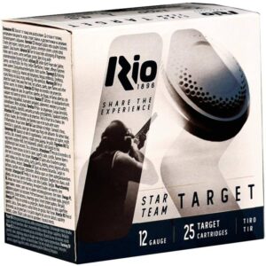 Rio Star Team Target Low Recoil Shotshells 12ga 2-3/4" 1oz #8.5 1200 fps 25/ct - FAST SHIPPING-NO CREDIT CARD FEES
