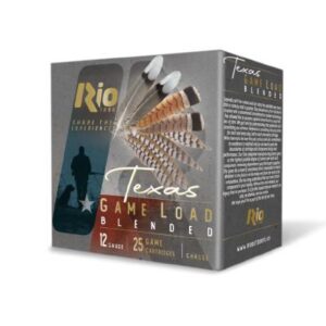 Rio Texas Game Blended HV Lead Load Shotshells 12ga 2-3/4" 1-1/4oz 1350 fps #7.5&9 25/ct - FAST SHIPPING-NO CREDIT CARD FEES