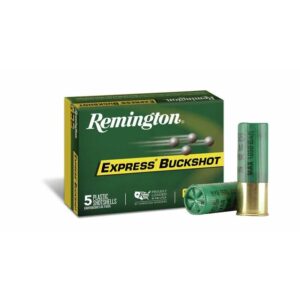 Remington Express Buckshot Shotgun Ammo 12 ga 2 3/4" 12 plts #0 1275 fps 250/ct Case (50-5/ct Boxes) - FAST SHIPPING-NO CREDIT CARD FEES