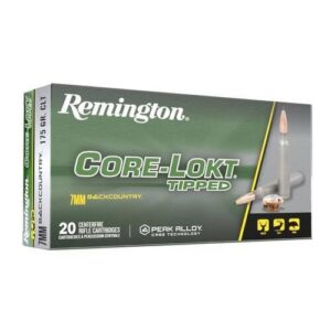 Remington Core-Lokt Tipped Rifle Ammunition 7mm Backcountry 175gr PT 3125 fps 20/ct - FAST SHIPPING-NO CREDIT CARD FEES