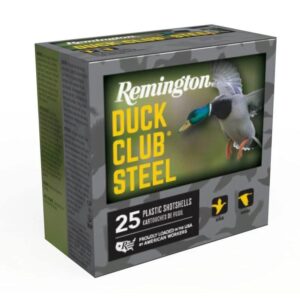 Remington Duck Club Steel Shotshells 12ga 2-3/4" 1-1/8oz 1375 fps #4 25/ct - FAST SHIPPING-NO CREDIT CARD FEES