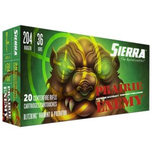 Sierra Ammo 204 Ruger 36 GR BlitzKing 20 rounds - FAST SHIPPING-NO CREDIT CARD FEES