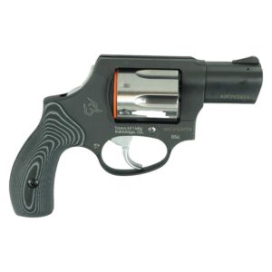 Taurus 856 Concealed Hammer Handgun.38 Spl 6rd Capacity 2" Barrel Matte Black Finish/Stainless Cylinder Grey VZ Grips