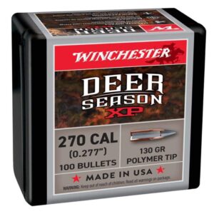 Winchester Deer Season XP Rifle Bullets 270 cal 130 gr 100/ct - FAST SHIPPING-NO CREDIT CARD FEES