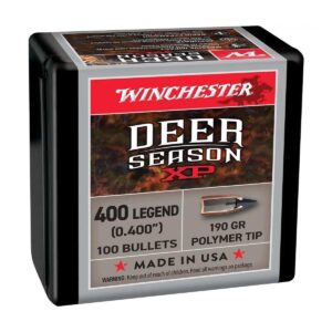 Winchester Deer Season XP Rifle Bullets 400 LEGEND 190 gr 100/ct - FAST SHIPPING-NO CREDIT CARD FEES