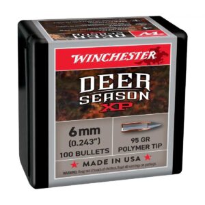 Winchester Deer Season XP Rifle Bullets 6mm 95 gr 100/ct - FAST SHIPPING-NO CREDIT CARD FEES