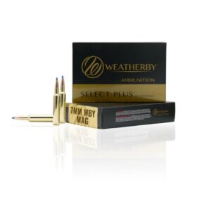 Weatherby Select Plus Rifle Ammunition 7mm Wby Mag 150 gr Scirocco 3225 fps 20/ct - FAST SHIPPING-NO CREDIT CARD FEES