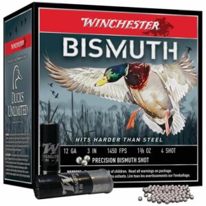 Winchester Bismuth Shotgun Ammunition 12 ga 3 #4 1-3/8 oz 1450 fps 25/ct - FAST SHIPPING-NO CREDIT CARD FEES