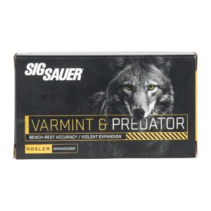 Sig Sauer Varmint & Predator Rifle Ammunition 223 Rem 55gr PT 20/ct - FAST SHIPPING-NO CREDIT CARD FEES