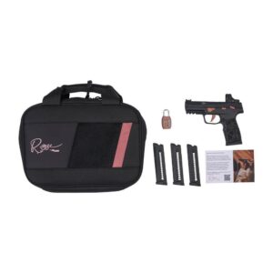 Sig Sauer P322 Rose Romeo RS Handgun.22 LR 10rd Magazines (3) 4" Barrel Black with Rose Savior Gun Bag