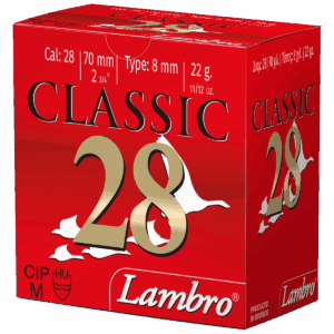 LAMBRO 28G 2-3/4" 11/12OZ #8SHT 25RD/250RDS - FAST SHIPPING-NO CREDIT CARD FEES
