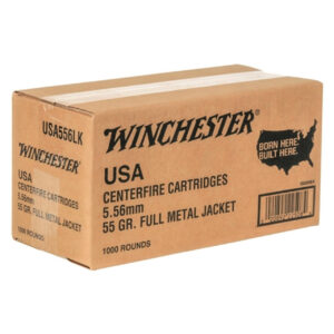 WINCHESTER 5.56 MM 193 55 FMJ WIN LC 100RD BULK 100 RD/BX 10 BX/CS - FAST SHIPPING-NO CREDIT CARD FEES