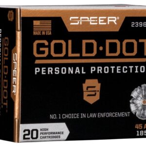 SPEER GOLD DOT 45ACP 185GR GDHP - FAST SHIPPING-NO CREDIT CARD FEES