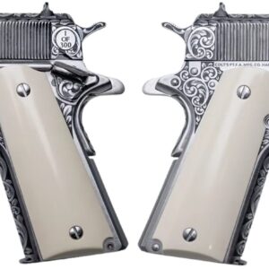 COLT GOVERNMENT 1911 SILVERADO 45ACP PISTOL FULL ENGRAVED/IVORY GRIP 7RD MAGAZINE 1-300 UNITS