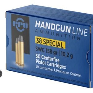 PPU.38 SPECIAL SW 158GR 50RD BOX 10 BOXES PER CASE