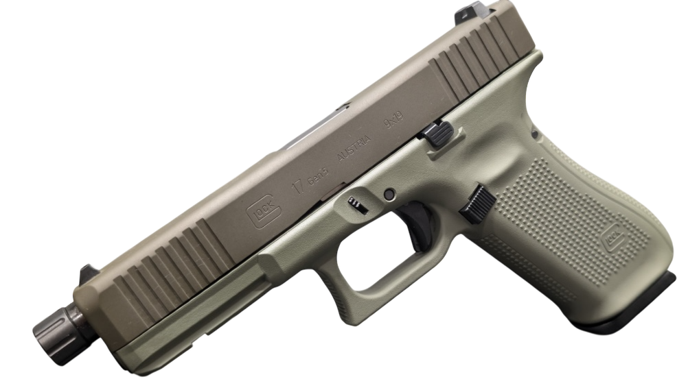 GLOCK 17 GEN 5 9MM TWO TONE ODG PISTOL 4.49" 3-15RD MAGS