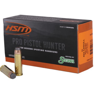 HSM Pro Pistol Hunter Ammunition .454 Casull Sierra JSP 300 gr. 50 rd.