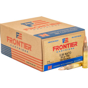 Hornady Frontier Rifle Ammo 5.56 NATO 55 gr. FMJ 150 rd. - FAST SHIPPING-NO CREDIT CARD FEES